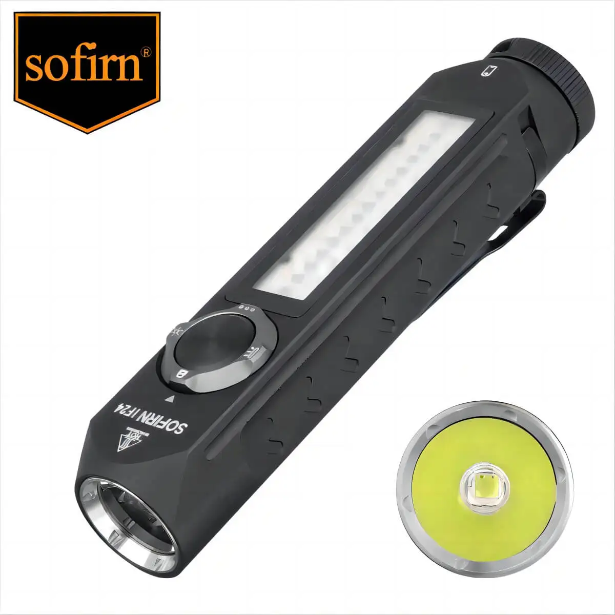 

Sofirn IF24 RGB Flashlight 2000lm Powerful USB C Rechargeable Spotlight and Floodlight