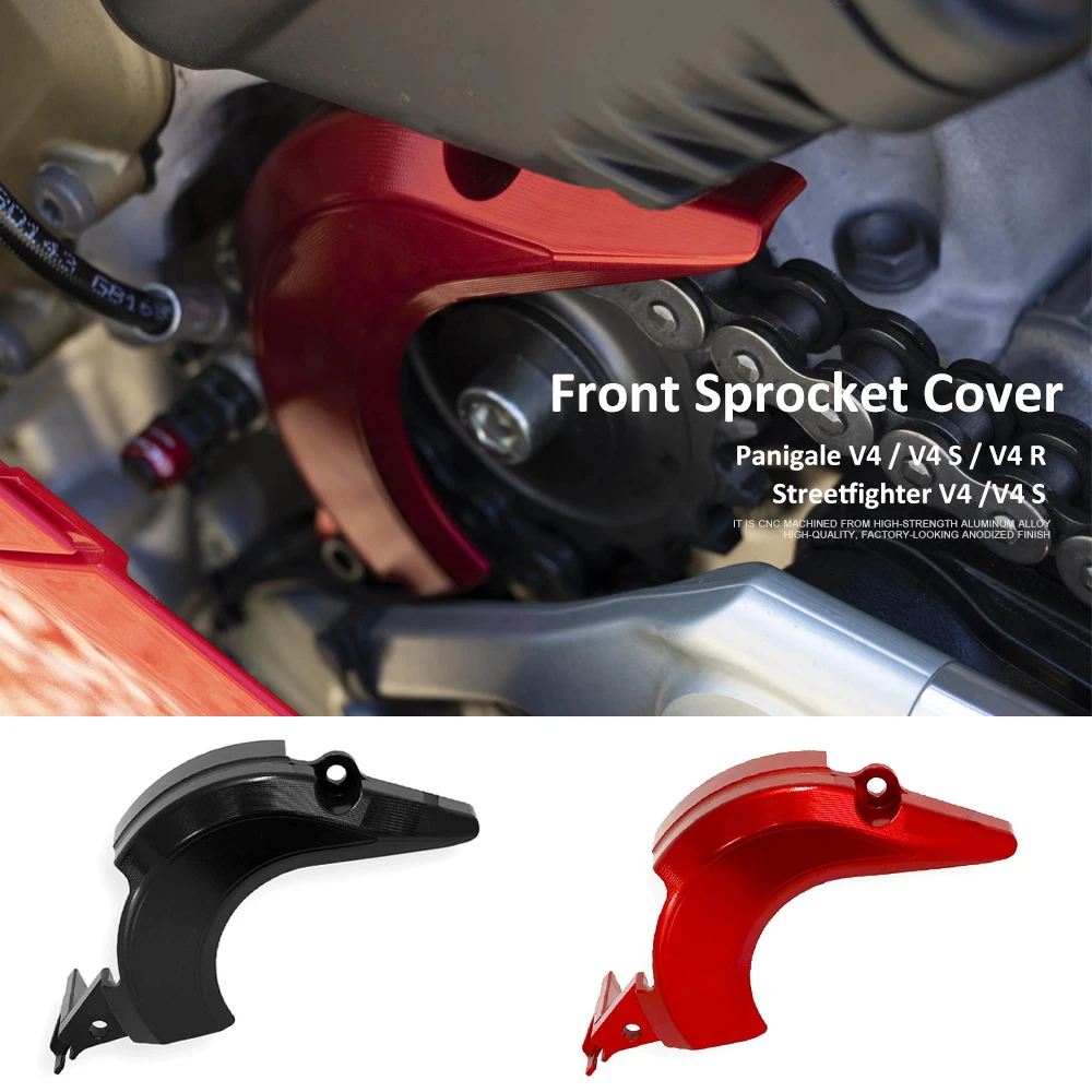 

Front Sprocket Cover Chain Protector Guard Motorcycle Parts For Ducati Streetfighter V4 V4S Panigale V4 V4R S 2018-2024 2023