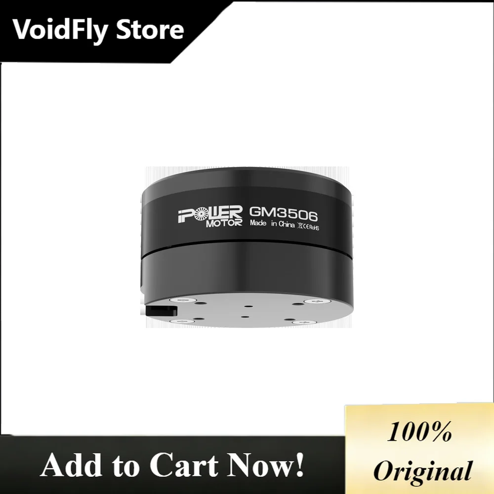 VoidFlyBrushless Motor For IPower GM3506 Hollow Shaft With AS5048A Encoder DSLR Gimbal Z Axis