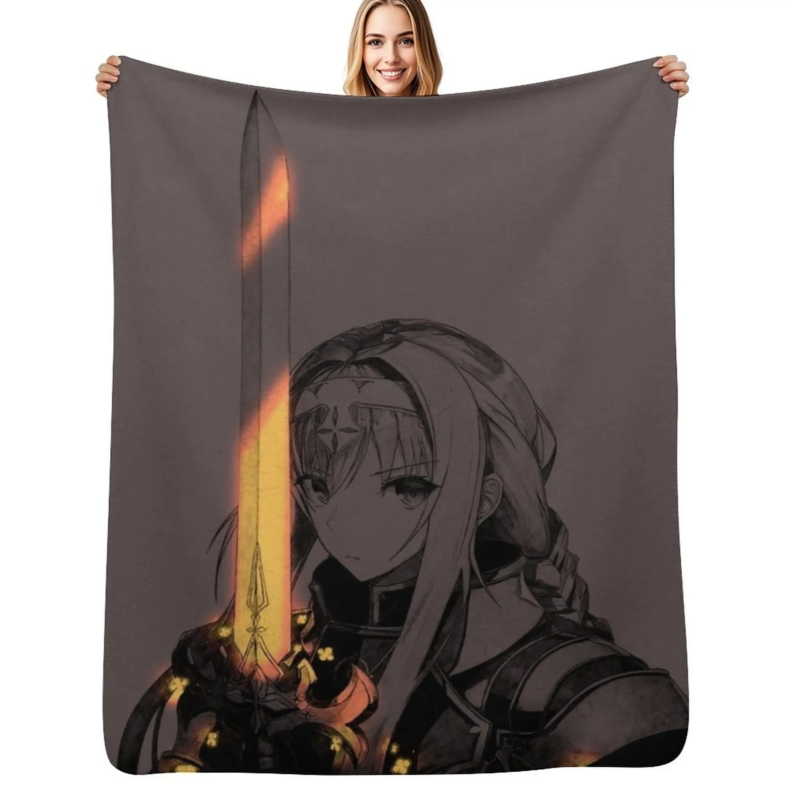 

Pencil Crumbs Clover Knight Throw Blanket Sofa Quilt Decorative Sofas Soft Beds Baby Blankets