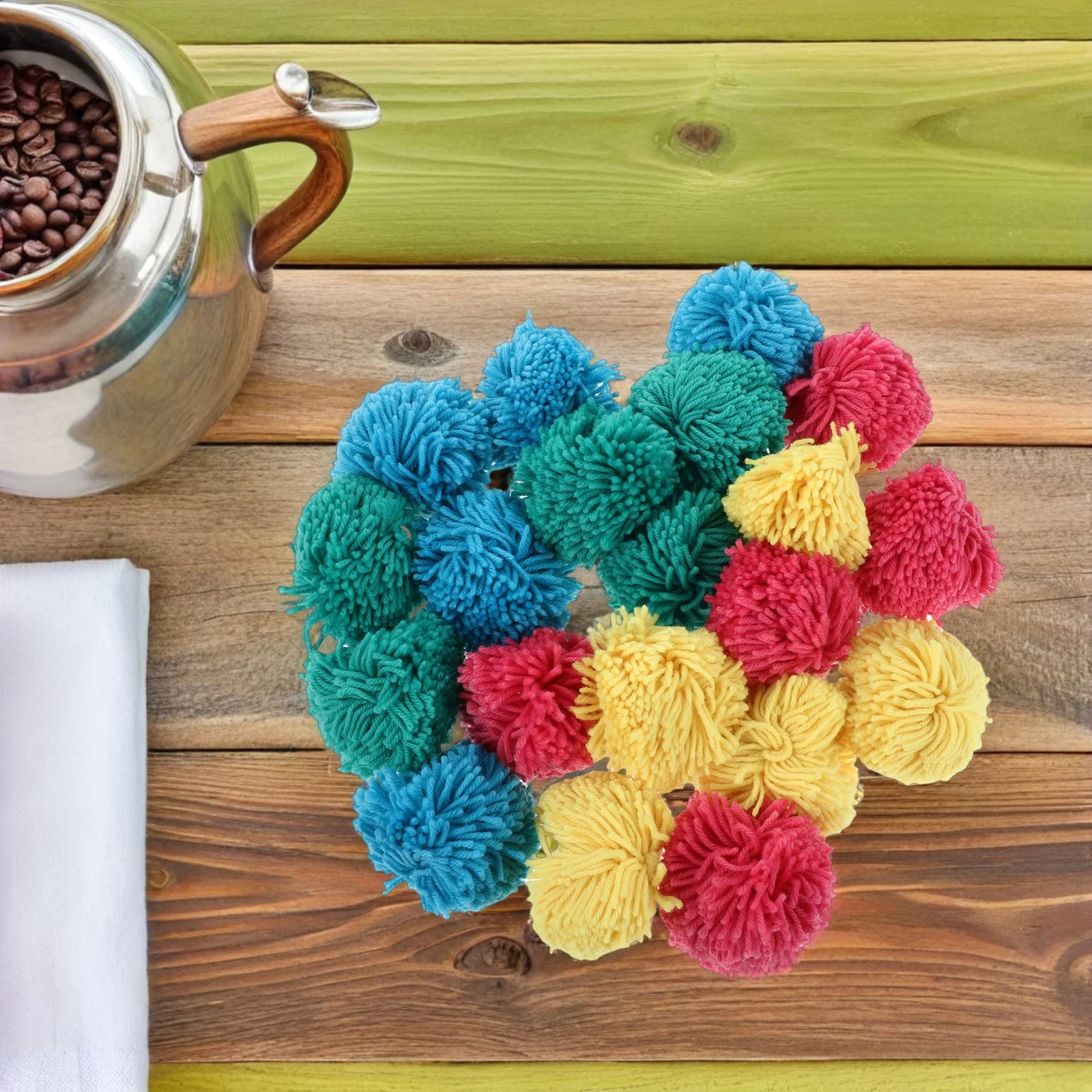 20 Stück Weiche Garnball-Dodgeball-Sets 9cm Mini-Kickball für Outdoor-Spielplatz-Spiele Wurf- und Fangsport Vorschul-Pausen-Ausrüstung