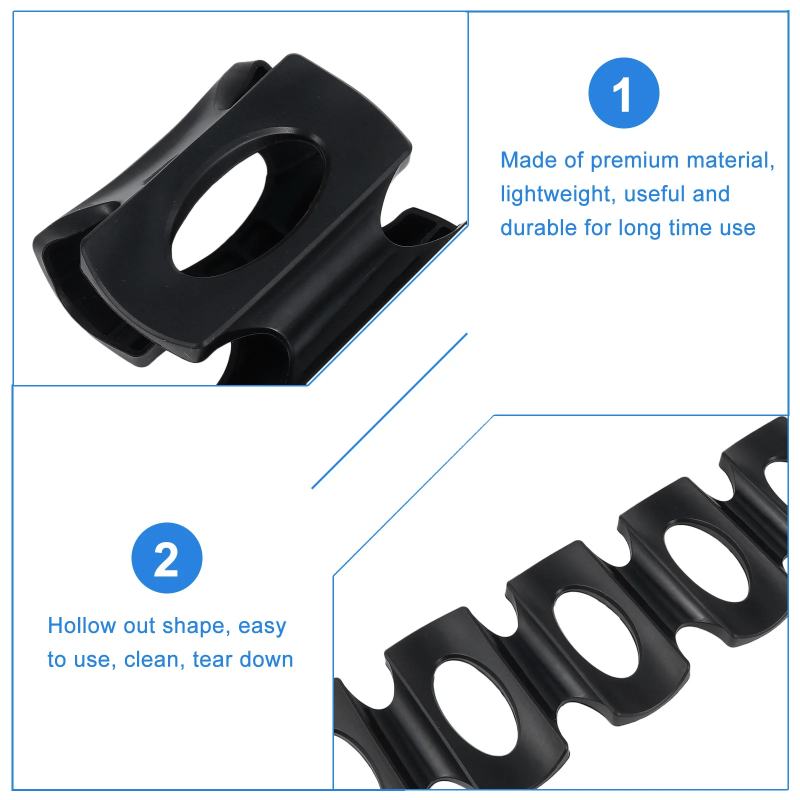 2 قطعة زجاجة بيرة سيليكون حصيرة خفيفة الوزن تخزين المشروبات حامل للمنزل مكتب بار شرب يمكن رف المنظم #6