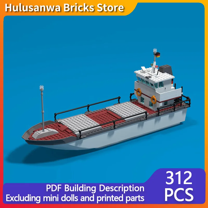 

Classic Cargo Ship Model MOC Building Bricks War Equipment Modular Technology Gifts Holiday Assemble Children Toys Suit
