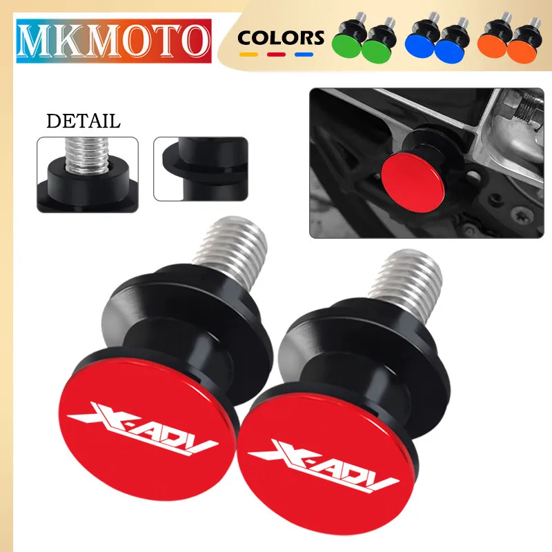 xadv750 Motorcycle Swingarm Spools Slider Bolts For X-ADV 750 XADV750 2017-2023 2024 M8 Rear Swing Arm Stand Screws Protector