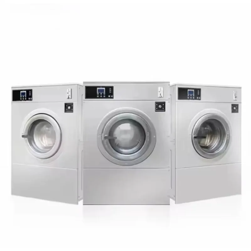 Custom Commercial Laundry Equipment Operated 15kg Stack Washer Dryer/Doublr Dryer for Hotels Laundromats New Condition view 6