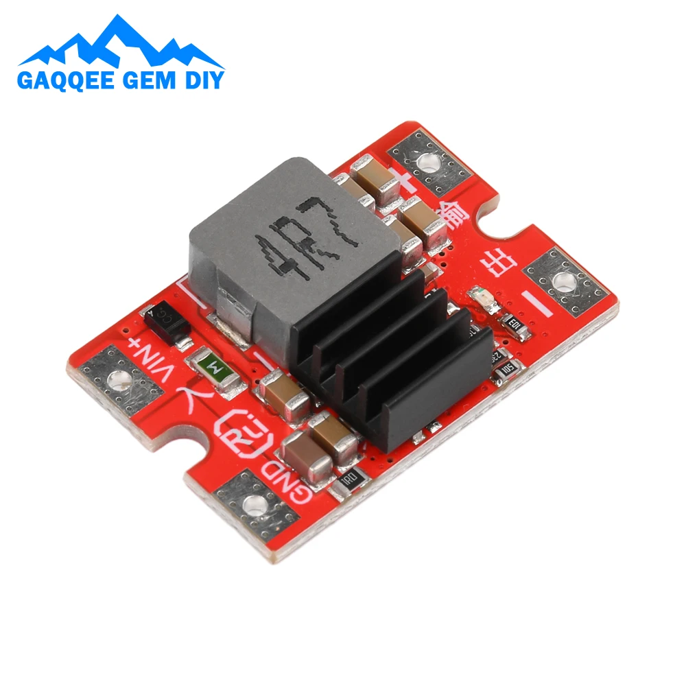 DC 27V to 5V/12V 8A Buck Module Voltage Regulator Board High Power Output with Protection TEMP Control For Drones Airplane