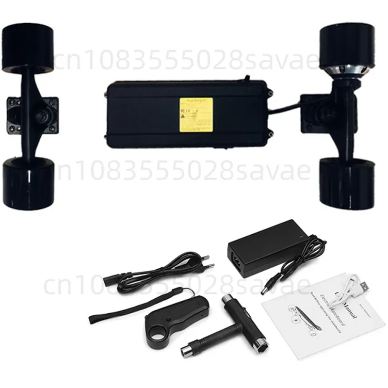 Four-wheel electric skateboard modification kit DIY full set of accessories hub motor battery dual drive