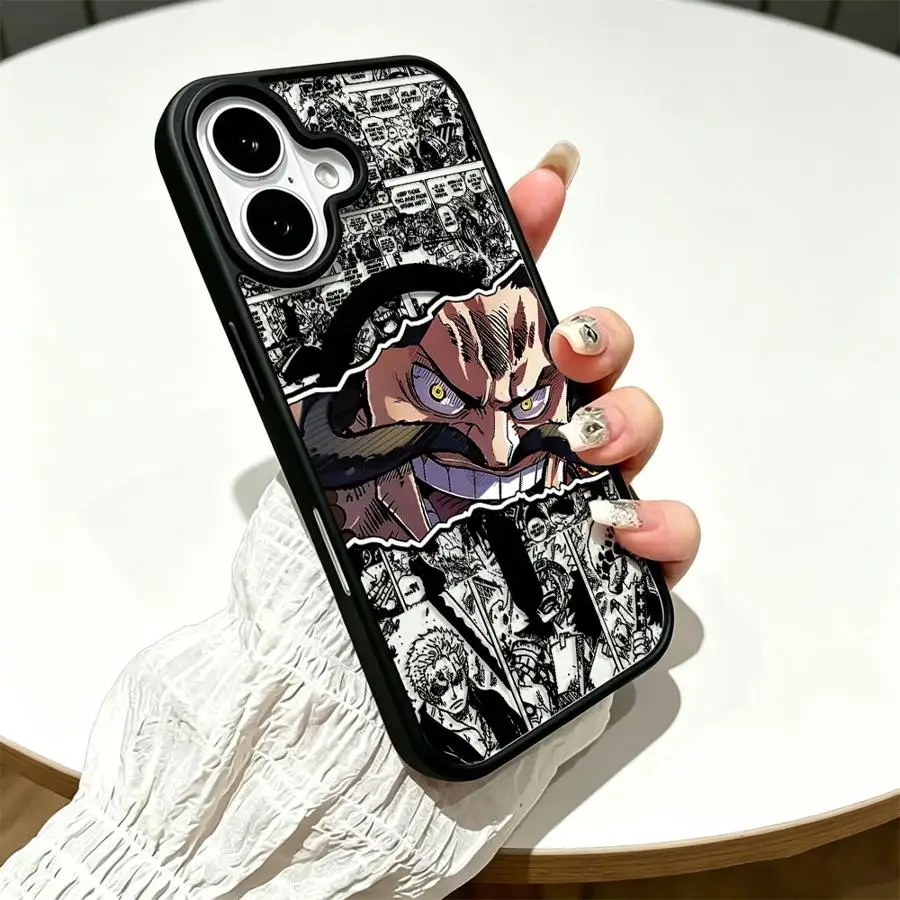 Ones Pieces Japan Manga Magnetic Phone Cover Case for iPhone 18 17 Pro Max 14 16 Plus Air 15 16e 17e 12 13 Mini 11