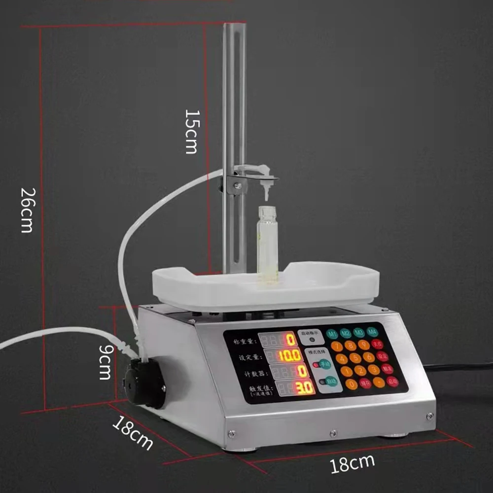 Imagem -04 - Micro Máquina de Enchimento Que Pesa o Dispositivo de Dosagem Quantitativo Líquido 150ml da Bomba Peristáltica Csy-m90