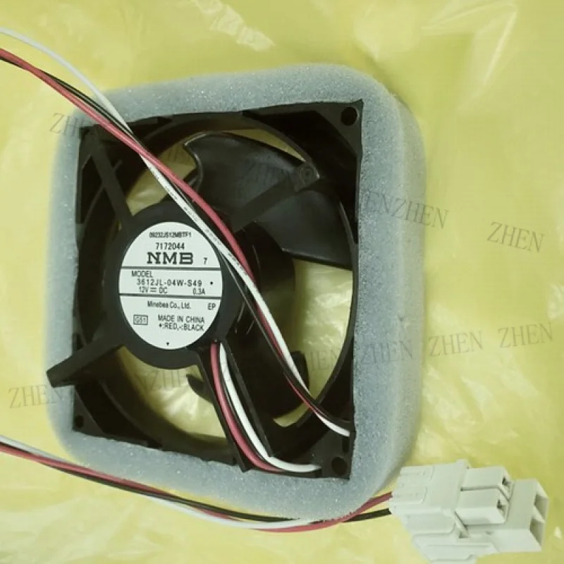Y    1PCS New for  NMB 3612JL-04W-S49 12V 0.3A 3-wire Cooling Fan # QW.