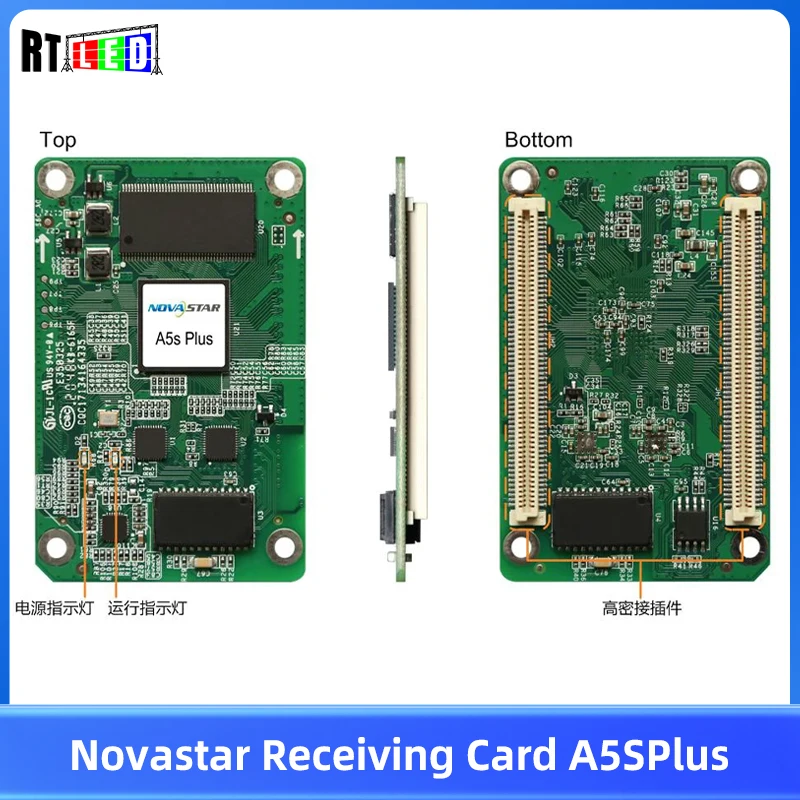 

A5S Plus Novastar Receiving Card For LED Screen Video Control Card Stage Event Backdrop Full Color Display Controlling System