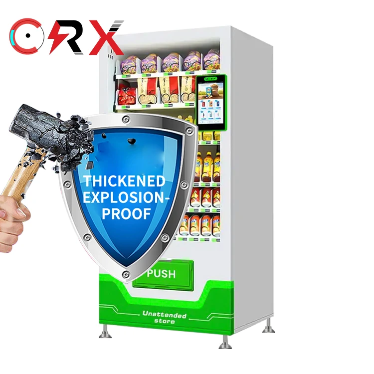 Cashless Vending Machine QR Code Payment Vending Machine for Snacks and Drinks