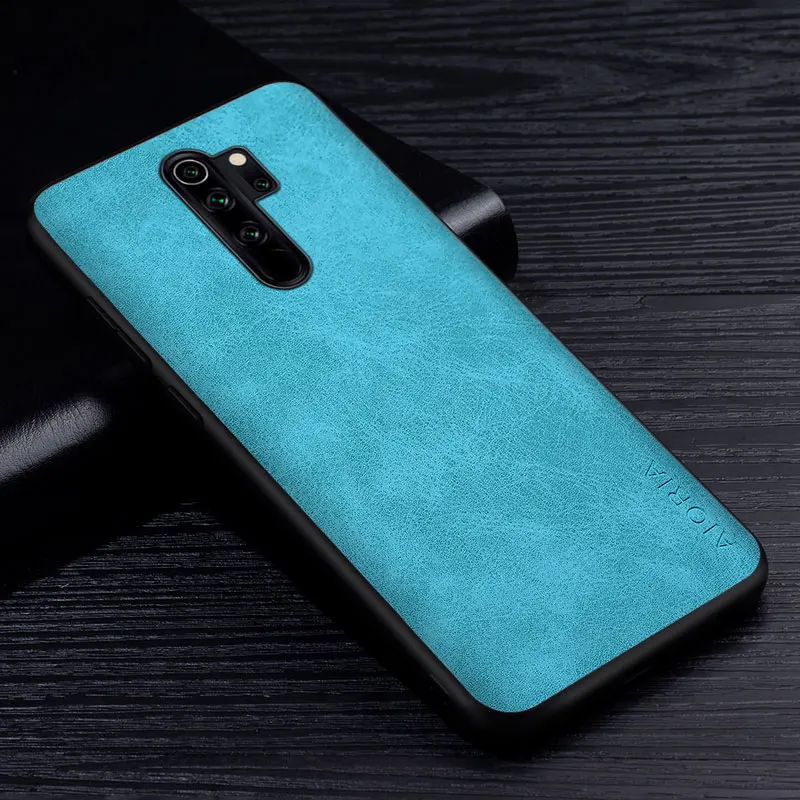 Premium PU Leathe Phone Case for Xiaomi Redmi Note 8 8T 7 5 Pro Scratch-Resistant Solid Color Protective Cover view 3