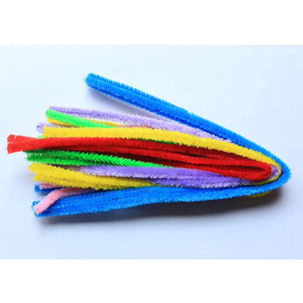 100Pcs Kids Twist Rods for Craft Handmade Art DIY Children Educational Creativity Tools Mixed Colors Imagination Development