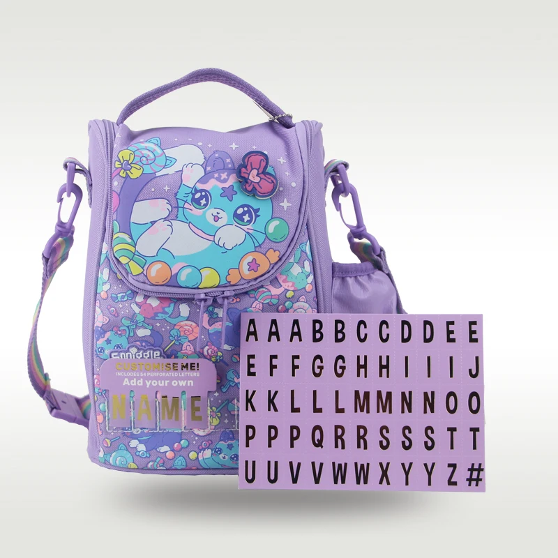 حقيبة غداء للأطفال كاندي كات حقيبة كروس حقائب كتف للفتيات حقيبة نزهة صندوق غداء فواكه 9 بوصة #5