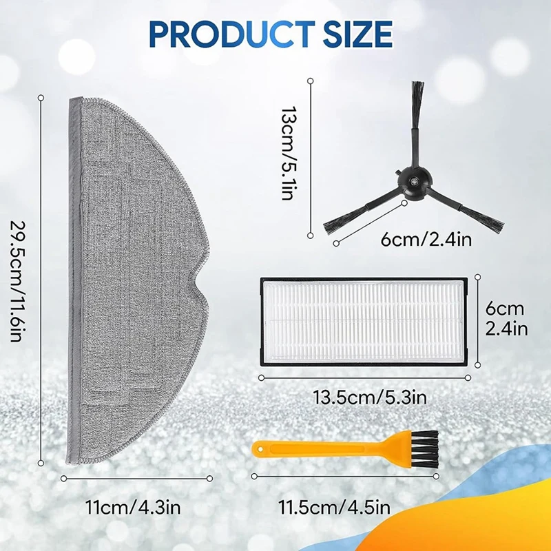 Боковая щетка, тканевый фильтр, робот-пылесос, сменные аксессуары для Roborock S8 Pro Ultra S8 S8 +