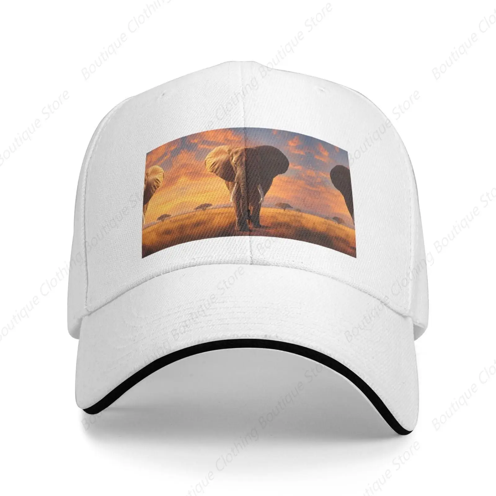 

Lonely Elephant Comfortable and Breathable Casual Sandwich Baseball Cap - Lightweight and Dry with Curved Brim