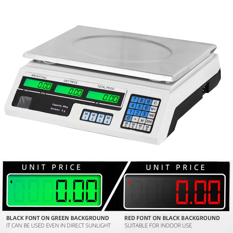 40kg Commercial Electronic Price Computing Scale
