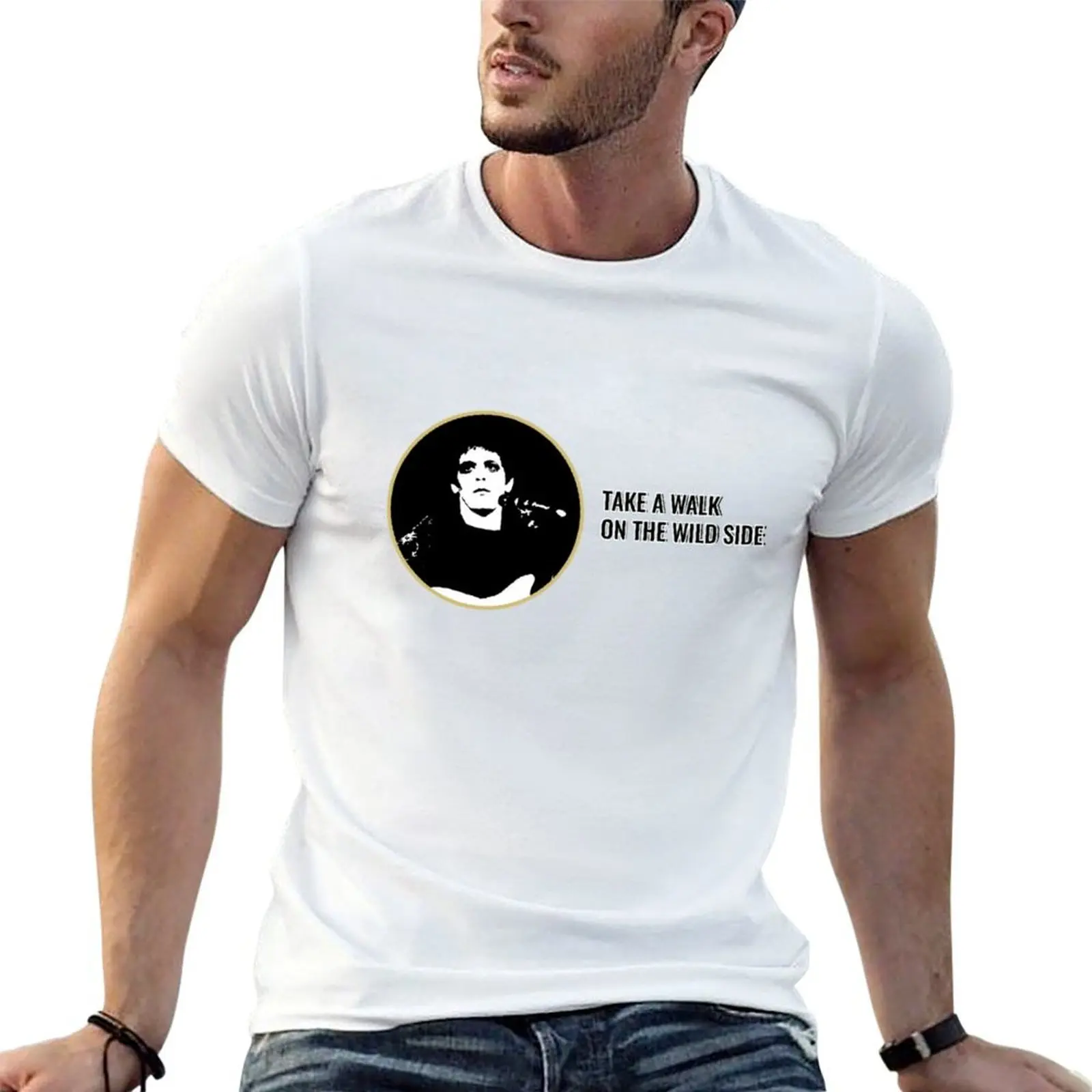 Lou Reed Take a Walk on the wild side T-Shirt cotton t shirt pack anime t shirts oversize man t shirt cotton T-shirt