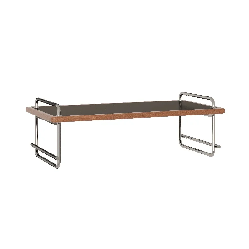 

Japanese-style simple Bauhaus rectangular coffee table design sense light luxury living room meeting guests negotiation tea