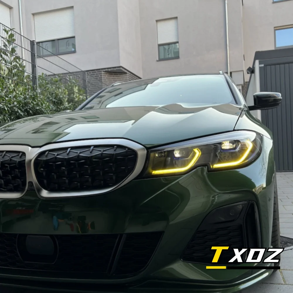 

CSL G20 Laser Headlight Yellow Lemon Angel Eyes DRL Boards For 2019 2020 BMW 3 Series G21 320i 330i M340I Blue Daytime Modules