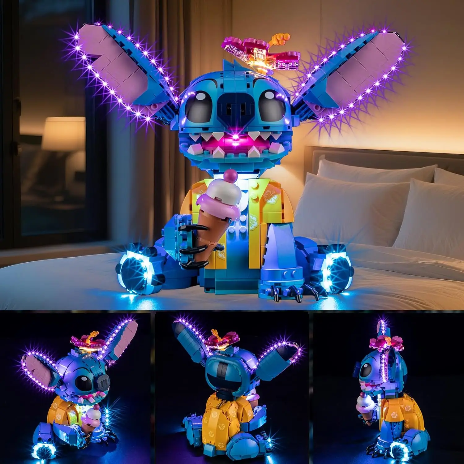 HPROSPER 5V LED Lighting (No Model) For LEGO 43249 Disney Stitch Light Up your Building Blocks Decorative Lamp and Battery Box