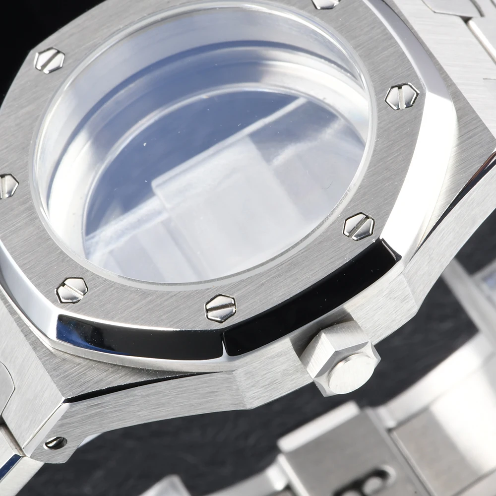 HEIMDALLR Watch Case for NH35/36 Automatic movement Transparent cover Diving watch case C3 super lume Sapphire glass