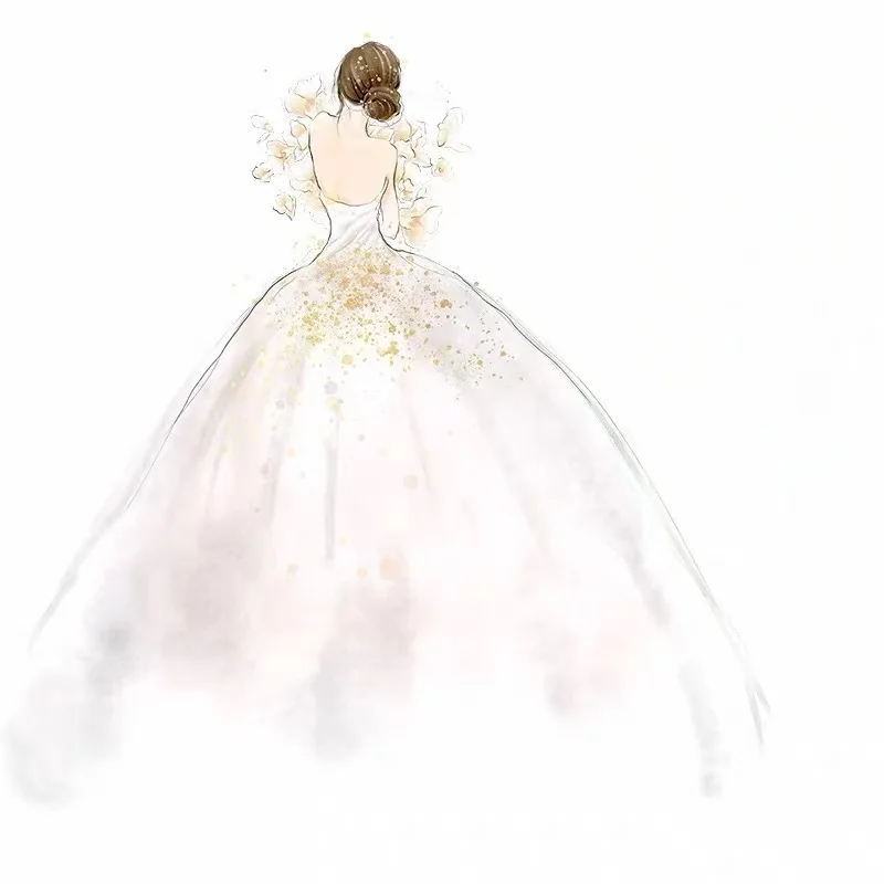 Customized Design, Custom Color, Custom Size, Additional Payment Link, Optional Lace, and Design Modification2027