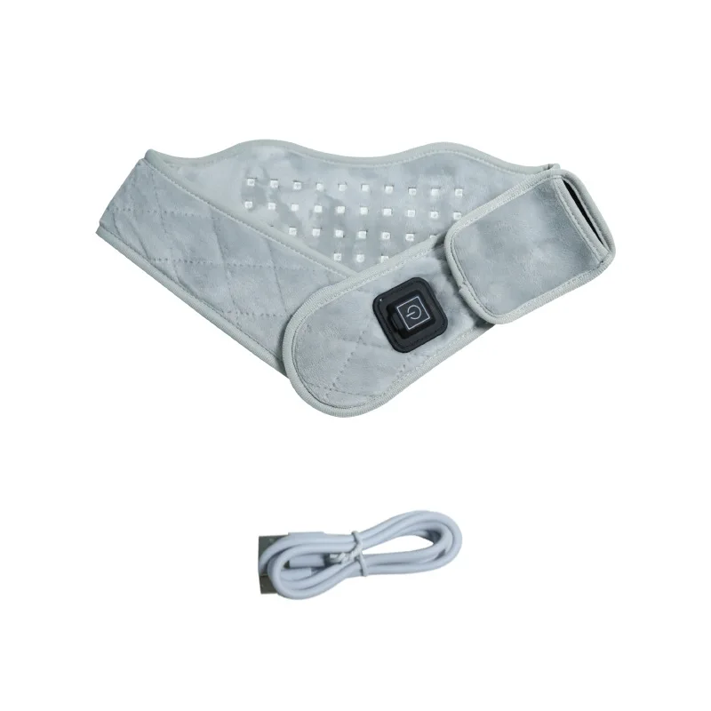 Elektrische Heizung Nahinfrarot-Lichttherapie-Nackenstützgerät – Rotlicht, heiße Kompresse, Schönheit und Physiotherapie, Nackenschutz