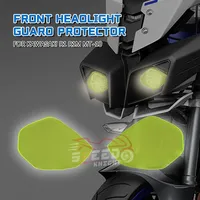 For YAMAHA R1 R1M MT-10 R1 M MT10 Motorcycle Acrylic Front Headlight Guard Head Light Lens Cover Protector