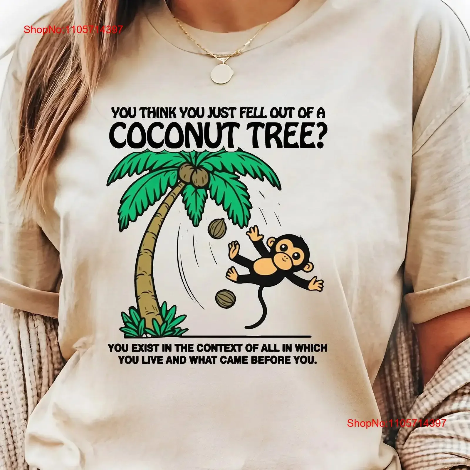 You Think Just Fell Out Of A Coconut Tree T Shirt Kamala Harris 2024 Madam PresidenT Rally vintage Washed Slightly fashion