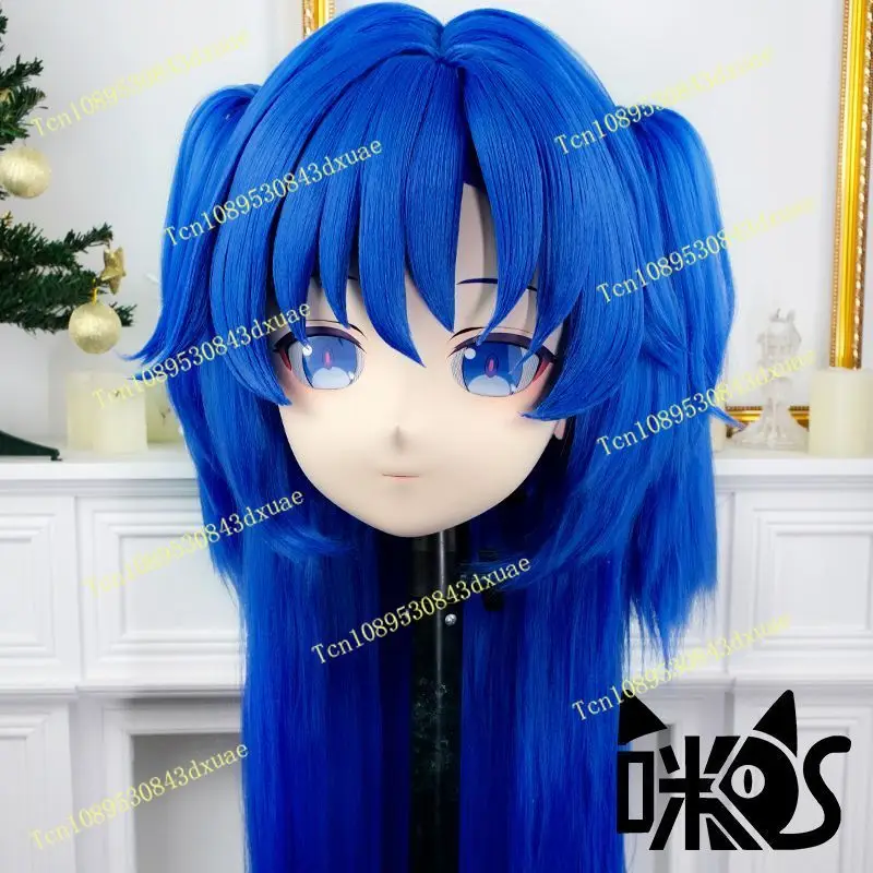 Custom 2d kigurumi headgear - full head with lock, customizable hairstyle and makeup for any character