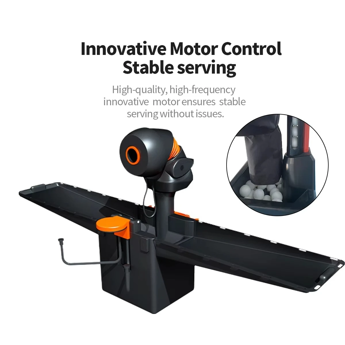 SIBOASI Rebound Holder Portable Table Tennis Ball Launcher P2300