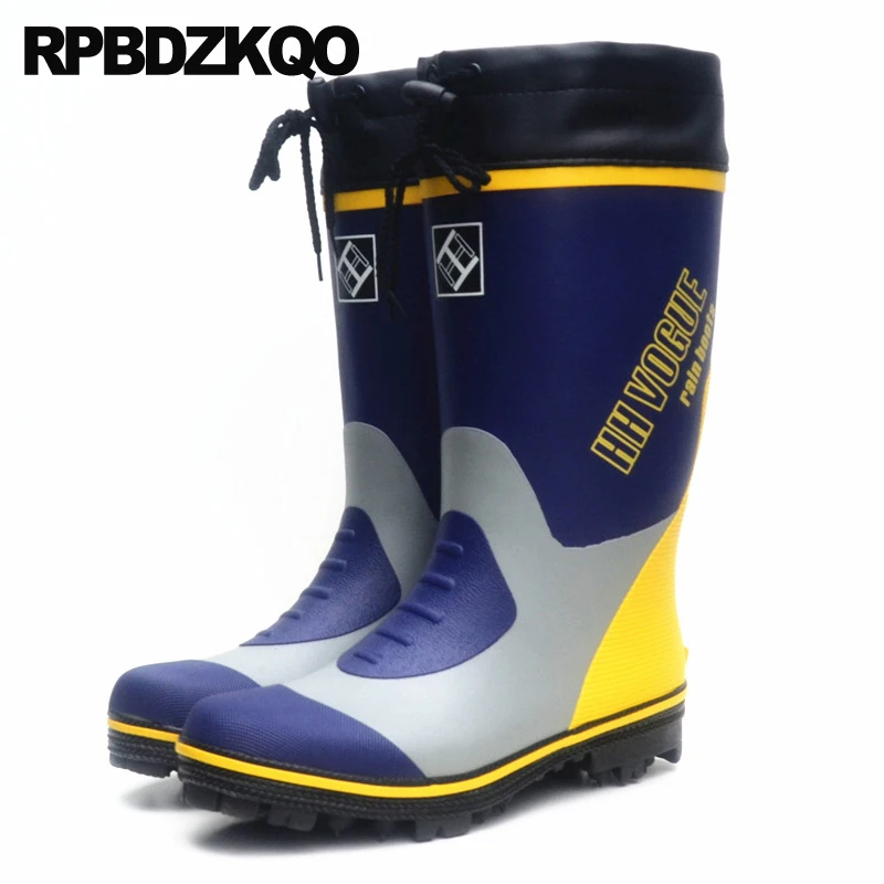 

Boots Tall Big Size Ankle Rubber Fishing Rainboots Rain Shoes 46 Fur Lined Knee High Steel Toe Cap Men Multi Colored Pvc Long