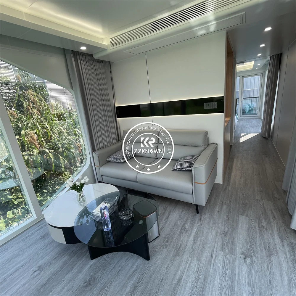 New Product Modern Design Prefab Container Home Capsule House Prefab Portable Luxury Prefab Capsule House for Resort Living