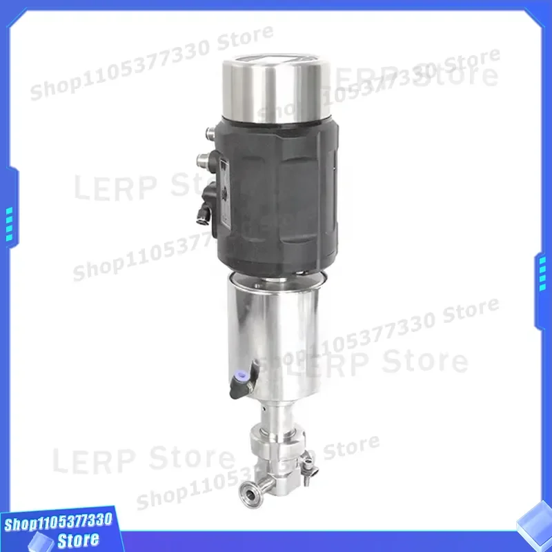 Miniature Pneumatic Stainless Steel Sanitary Flow Control Valve for Precision Fluid Regulation in Industrial Hygienic