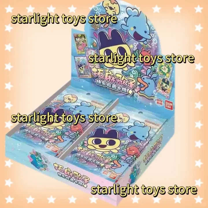 

IN STOCK New Original Tamagotchi Happy Collection Card TCG Booster Box Game Cards Rare USSR USR Cards Blind Bag Gifts Toys