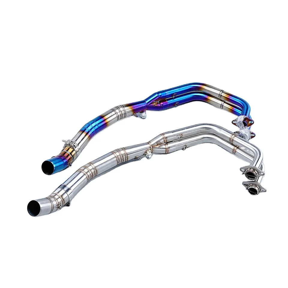 STLF Z400 Ninja400 2017-2023 Racing Line Exhaust System Full Motorcycle Original Position Steel Pipe Link Pipe New Condi