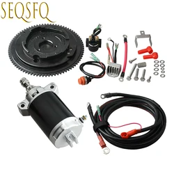 Yamaha Rear Control Change to Electric Start Engine Kit for 4 stroke 15HP 66M PARSUN HIDEA 15HP 18HP Engine Accessories