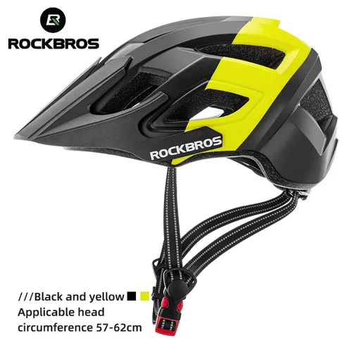 Imagen 2 del producto Casco de bicicleta ROCKBROS, casco de ciclismo moldeado integralmente transpirable a prueba de golpes, casco aerodinámico ligero para bicicleta de montaña y carretera para hombres y mujeres