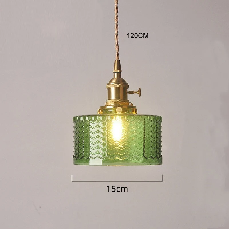 LED Vintage Glazen Hanger Lichtgroene Hangende Lampen Woonkamer Decor Armatuur Hall Slaapkamer Eetkamer Indoor Armatuur Glans hanglamp woonkamer hanglamp glas hanglamp eiland bar decoratie plafond