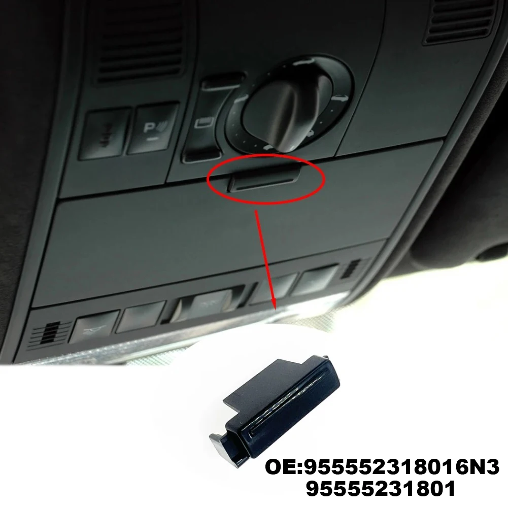 95555231801 para Porsche para Cayenne 2003-2010 caja de gafas botón de interruptor guantera botón del compartimento techo solar interruptor de luz superior