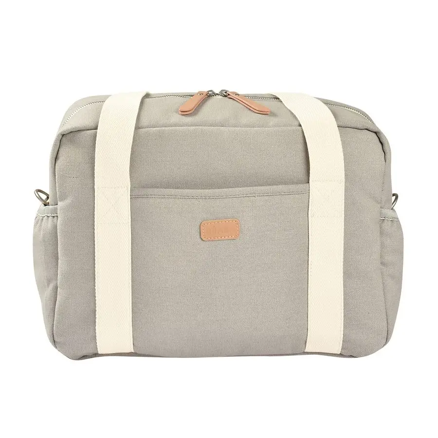 Bolsa de fraldas Paris de grande capacidade com alça para carrinho de bebê deve ter