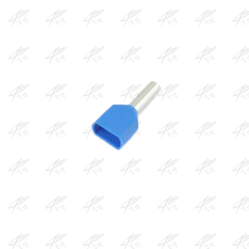 100PCS type double pipe insulated cold-press terminal Needle end Multicolor optional TE0508 1008 7508 1508 2508 2513