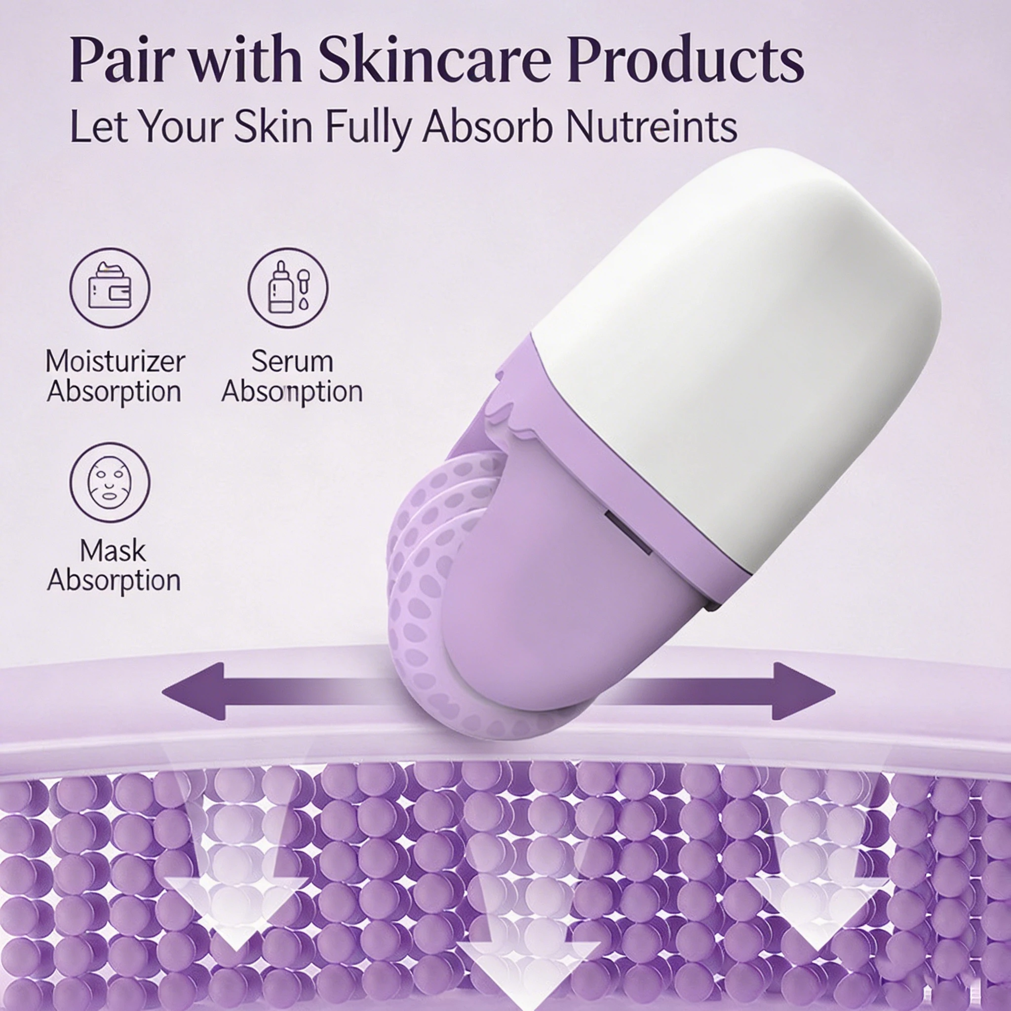 2-in-1 Cold Compress Massager - Ice Roller Face Cold ulasan dan harga
