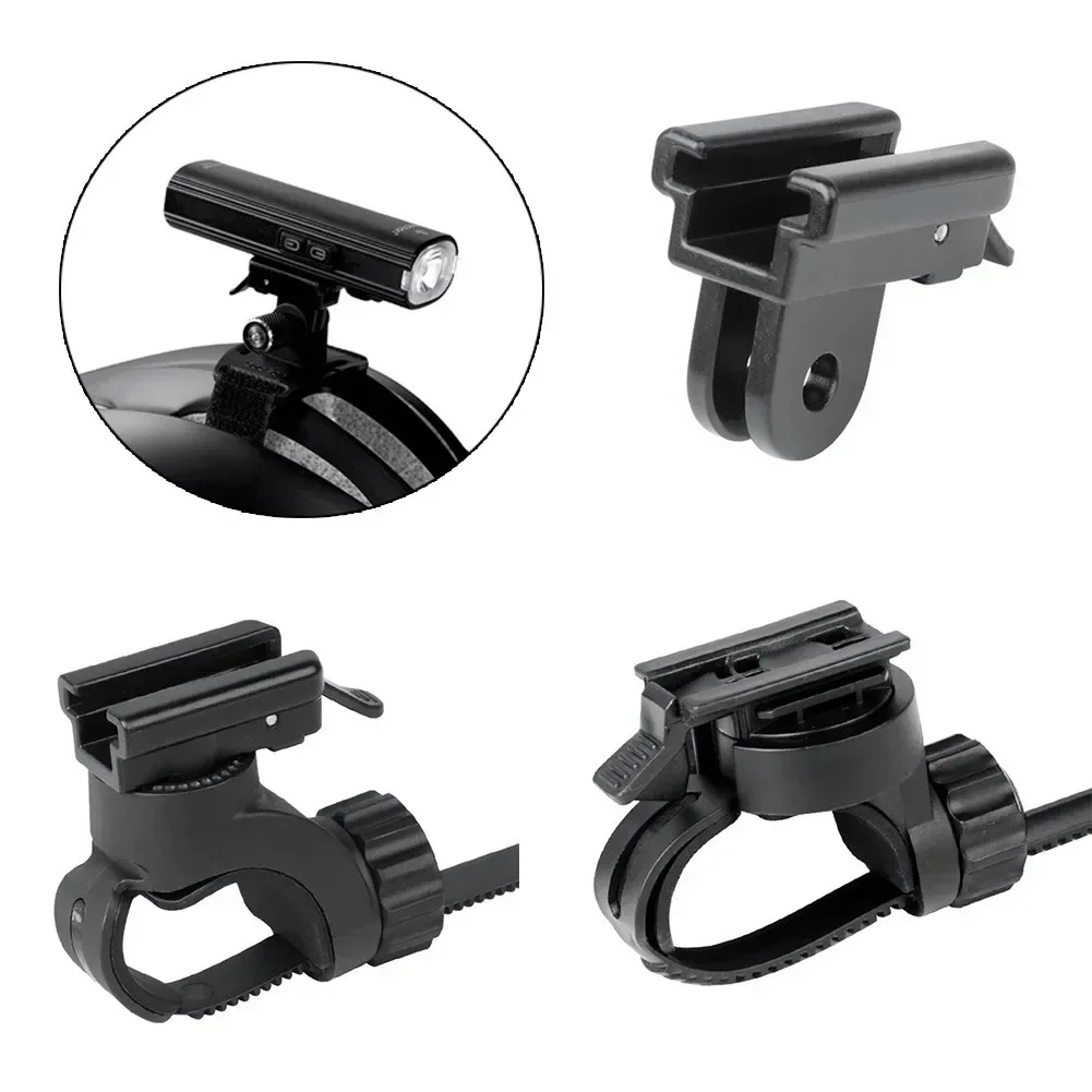 Bike Handlebar Computer Holder For-Garmin-Bryton Bicycle Accessories Round Tube Flat Handlebar Headlight Holder Adaptor Parts