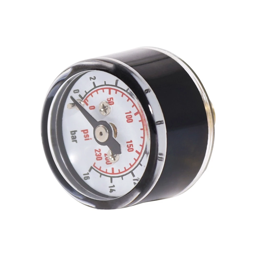 

A79E-Scuba Diving PCP Air Mini Micro-Pressure Gauge Manometer Manometer 16Bar,1/8 NPT Thread