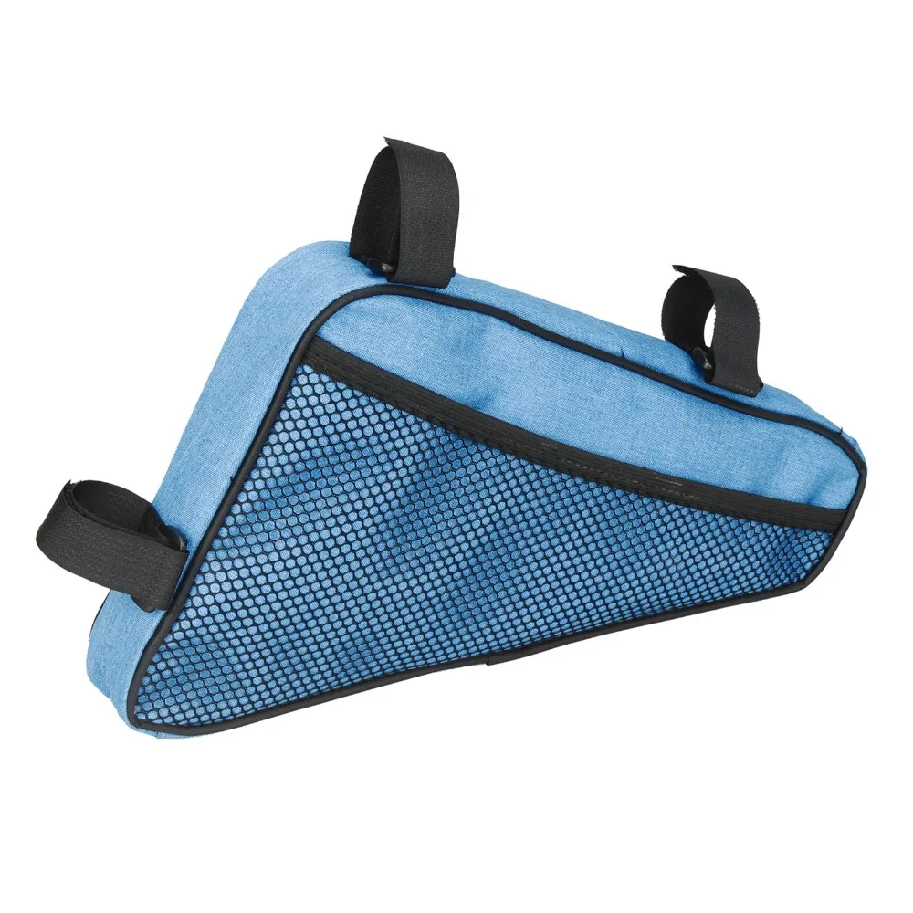 Large Capacity Bike Bag Easy Mount Portable Triangle Bicycle Frame Bag Waterproof Polyester Cycling Triangle Pack