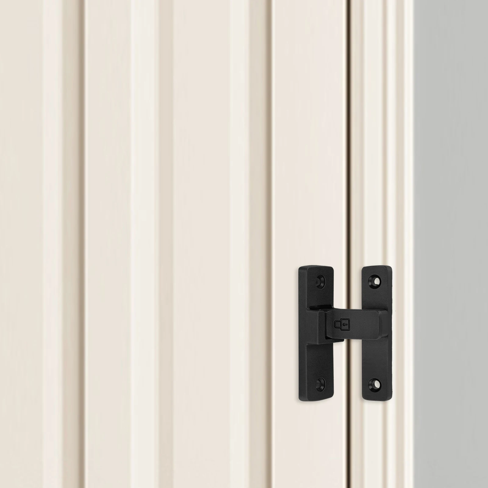 

Door Lock Flip Latch Heavy Duty No Punching Barn Latches Garage Gate Zinc Alloy Fence Locks for Outdoor Gates