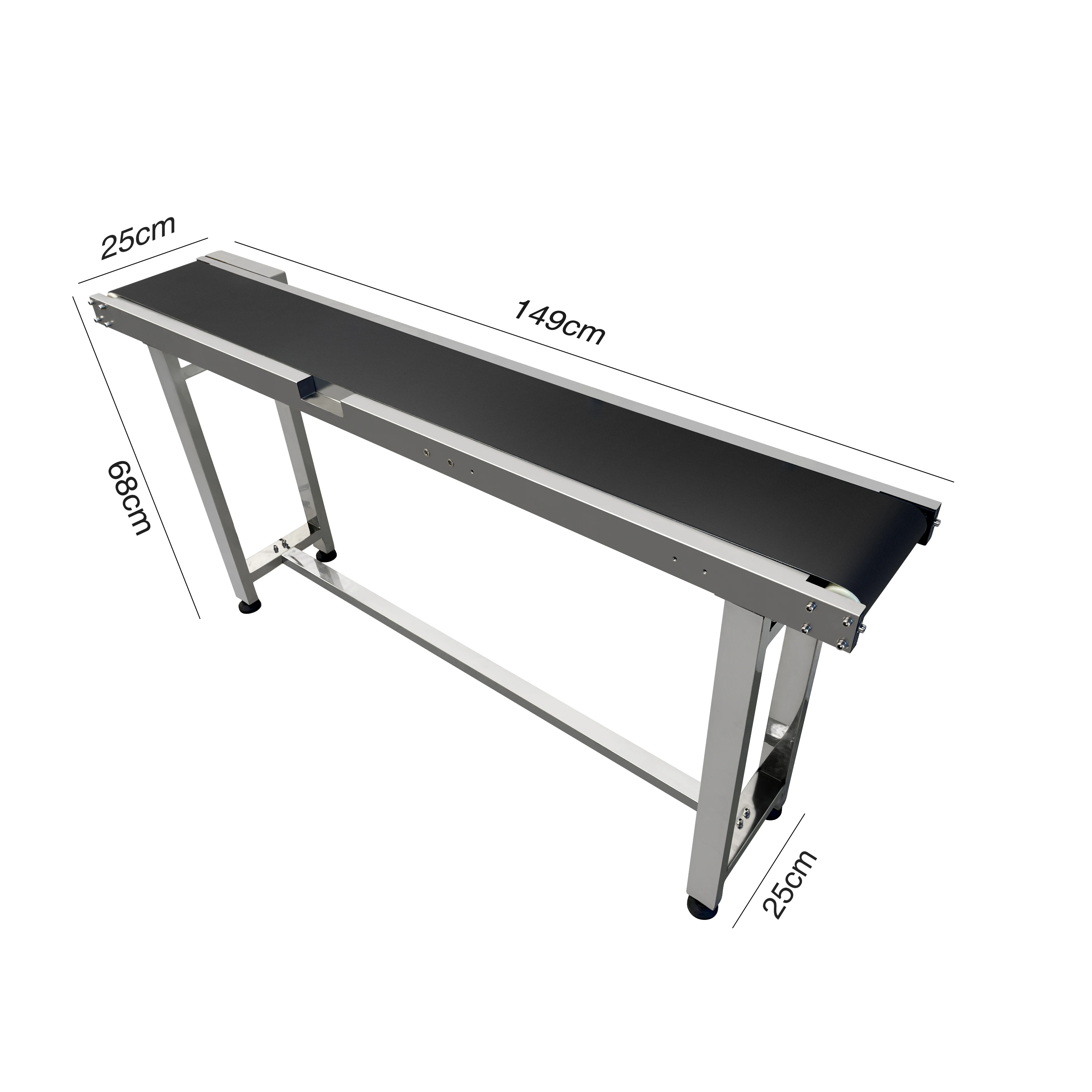 Faith Stainless Steel Chain Plate Link Conveyor Belt Small Conveyor Belt Plastic Table Top Chain